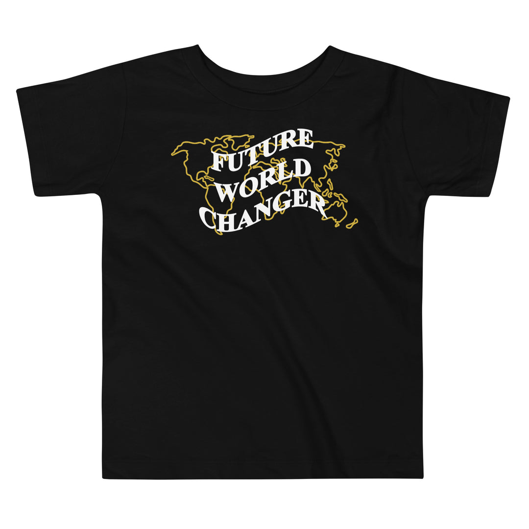 Future World Changer | Toddler T-Shirt | Black