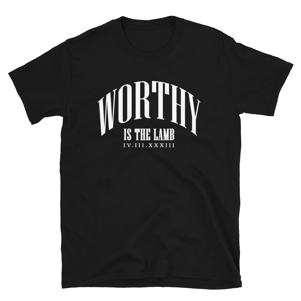 Worthy Is The Lamb | Unisex T-Shirt | Black
