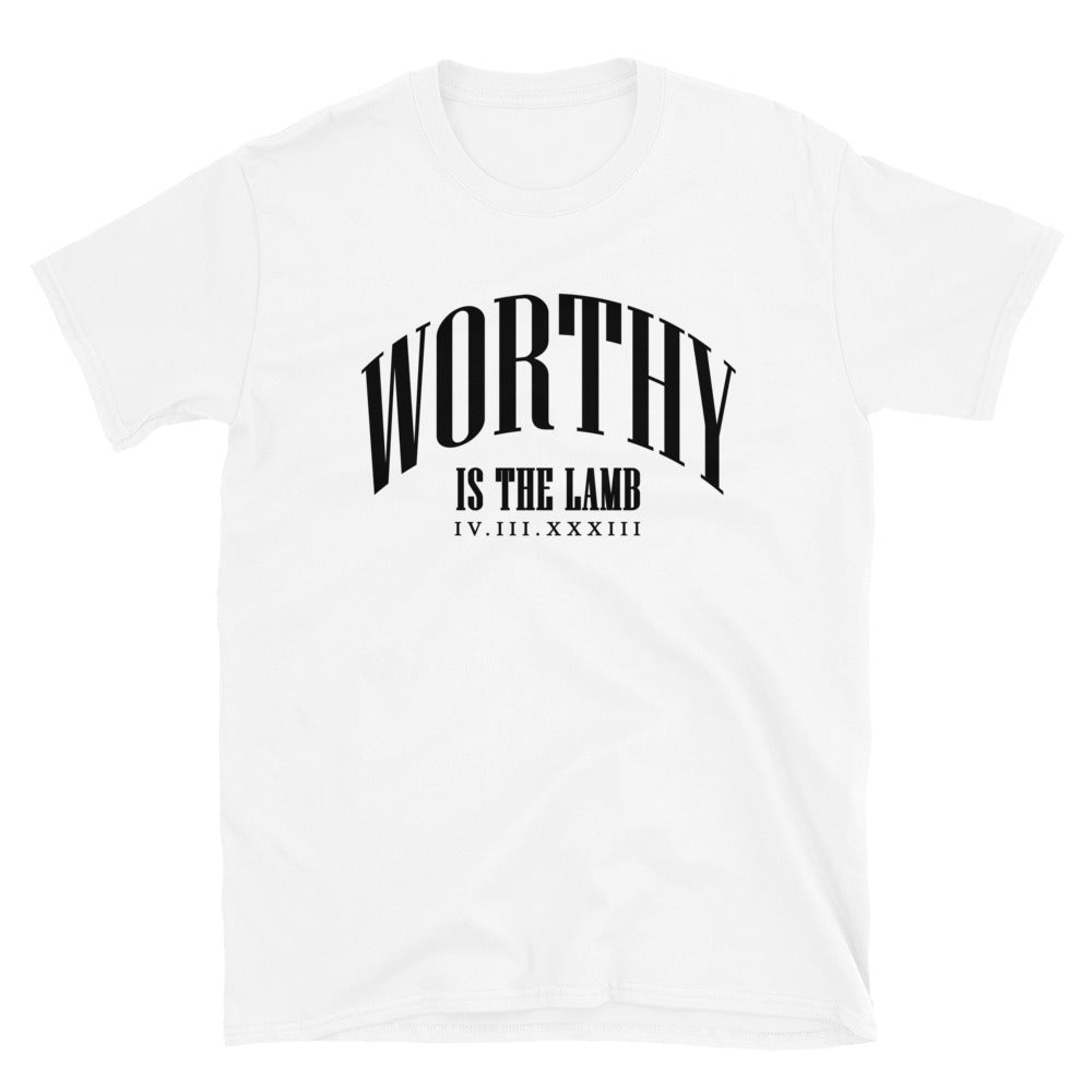 Worthy Is The Lamb | Unisex T-Shirt | White