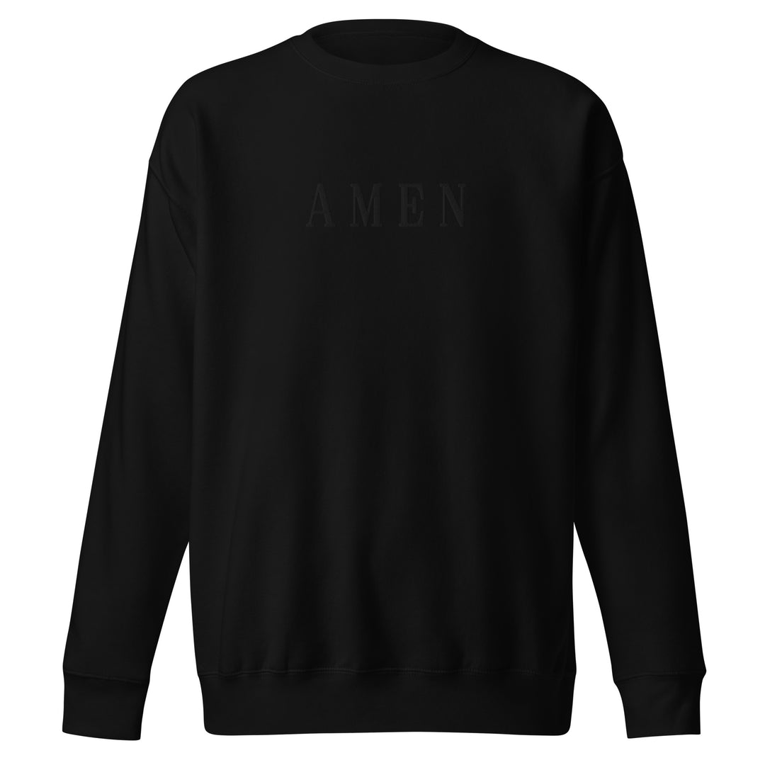 Amen | Unisex Sweatshirt | Blackout