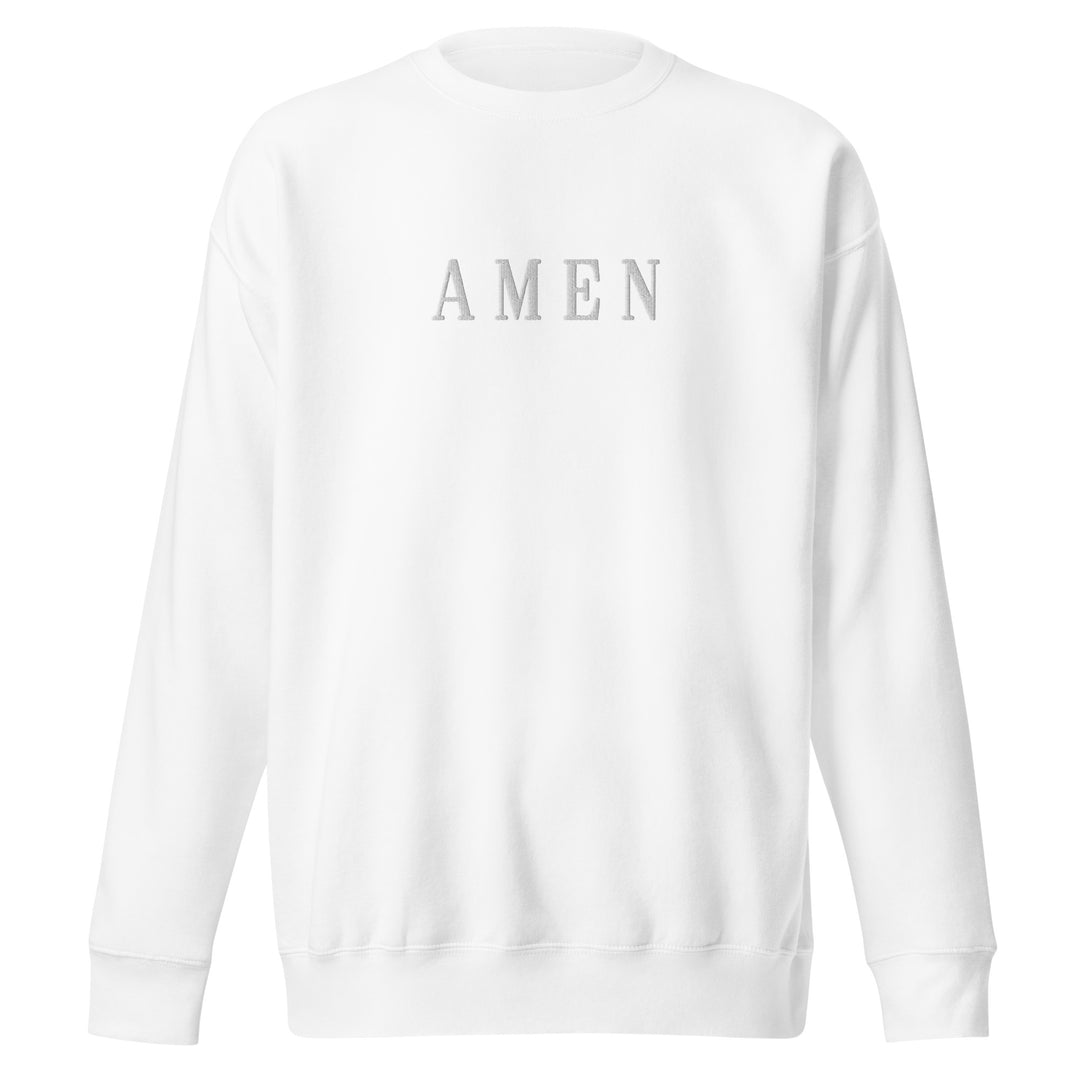 Amen | Unisex Sweatshirt | Whiteout