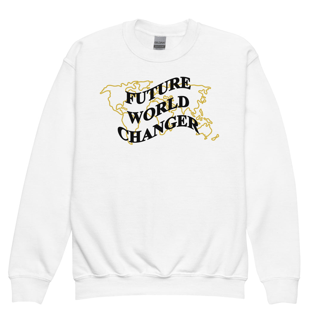 Future World Changer | Youth Sweatshirt | White