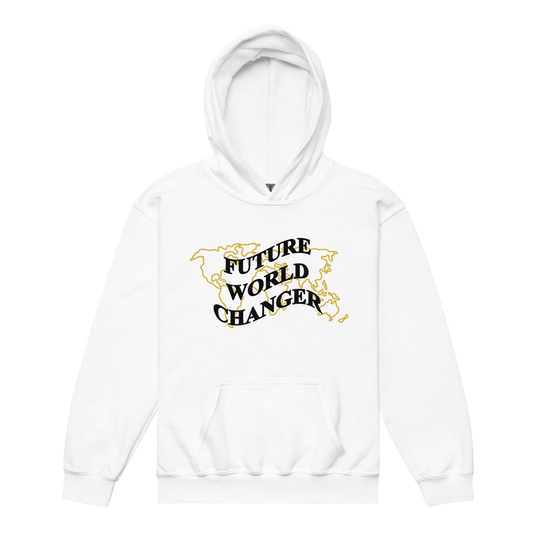 Future World Changer | Youth Hoodie | White