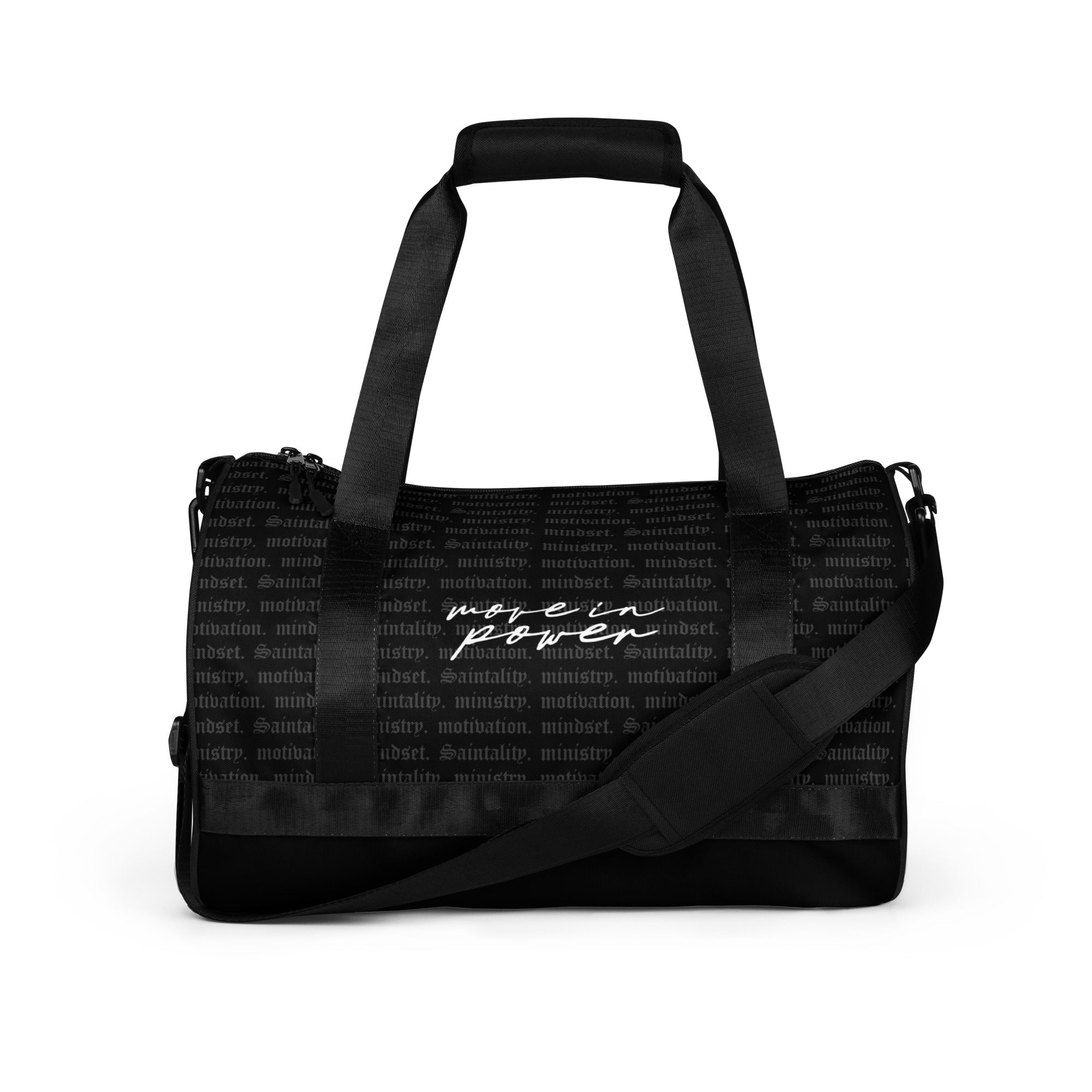 バスケ用バッグ Logo Zip Pocket Gymsack black Move In Power + | Gym Bag | Black – JOSHUA KINGS