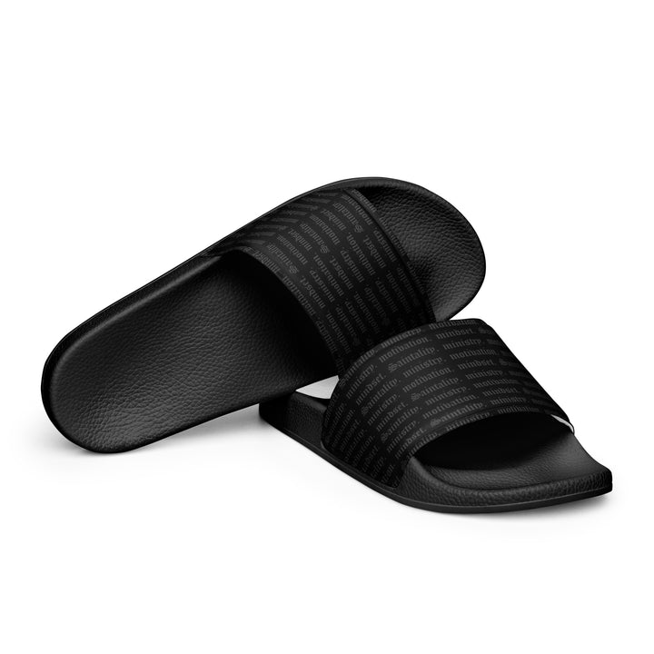 Saintality + | Womens Slides | Black