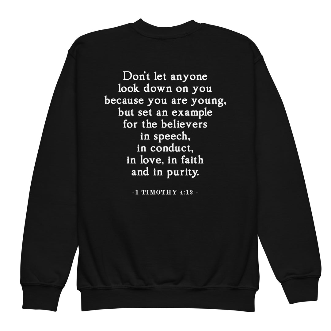 Young Saints | Youth Sweatshirt | Black