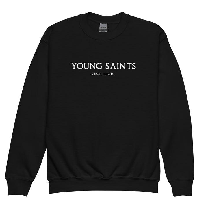 Young Saints | Youth Sweatshirt | Black